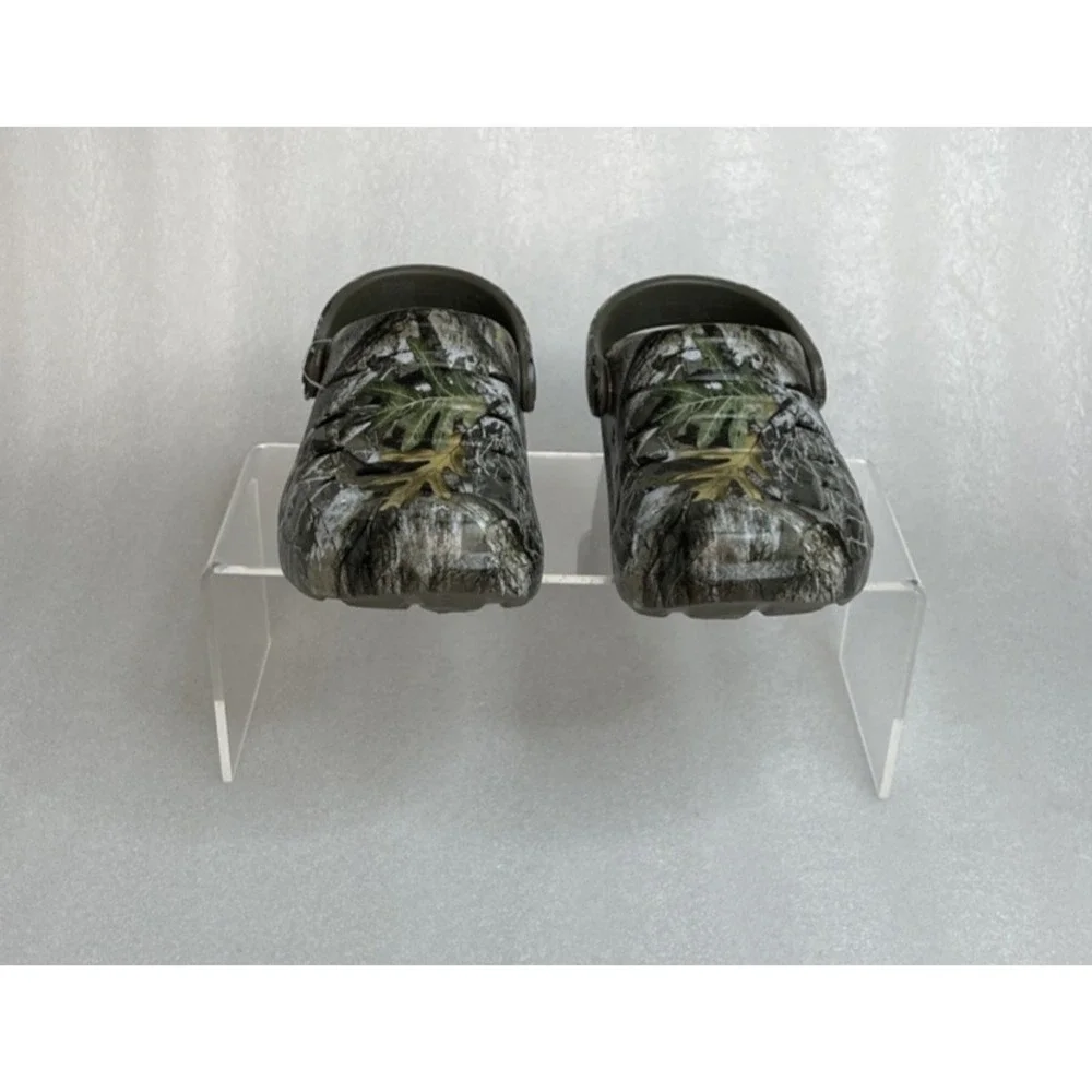 Rugged Shark Camo Real Tree Edge Eva Clogs Lightweight Slip on Boys Size 9 NEW